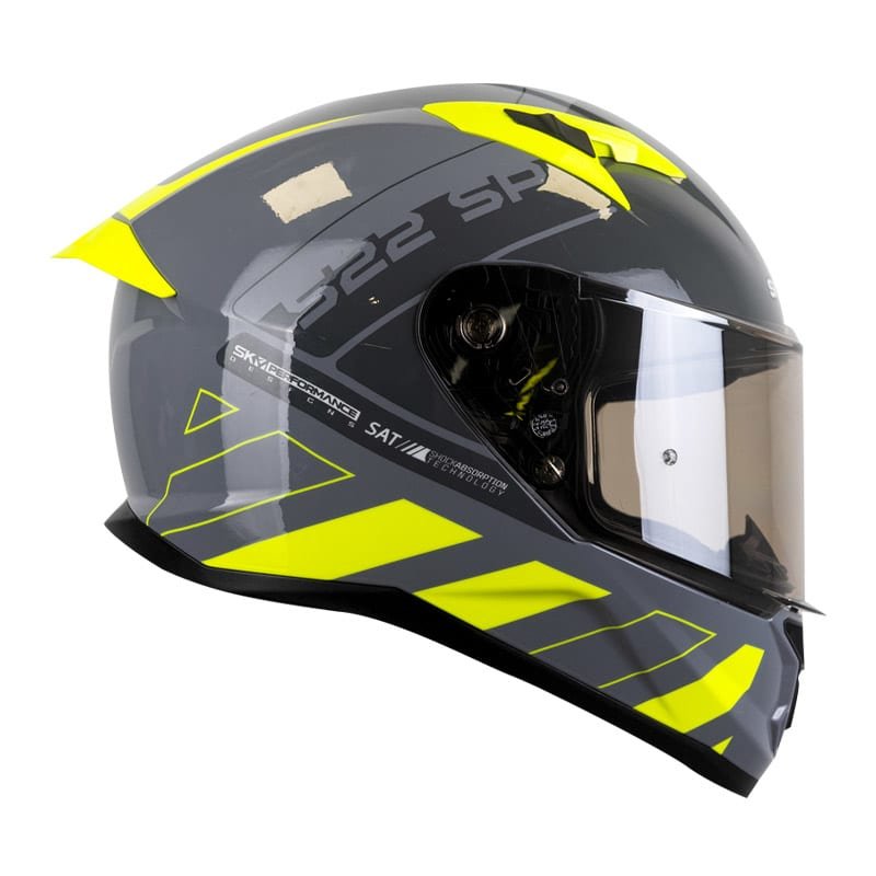 Casco moto shaft 522 sp dopp nardo gr brillo am.n integral