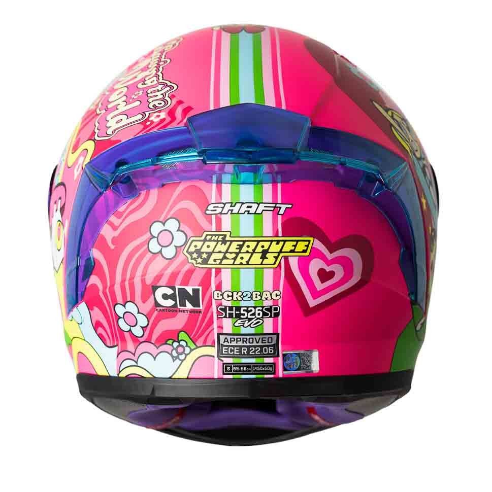 CASCO MOTO SHAFT 526SP EVO BCK2BAC INTEGRAL CARTOON NETWORK