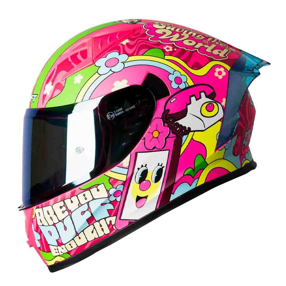 CASCO MOTO SHAFT 526SP EVO BCK2BAC INTEGRAL CARTOON NETWORK