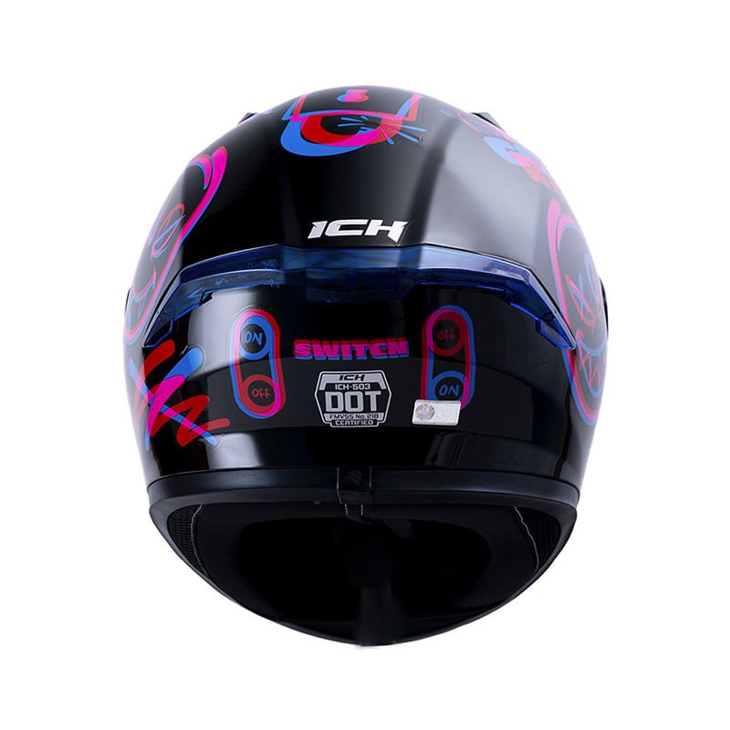 Casco moto ich 503 switch rj az integral certificación dot qr - Imagen 3