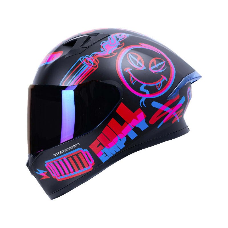 Casco moto ich 503 switch rj az integral certificación dot qr