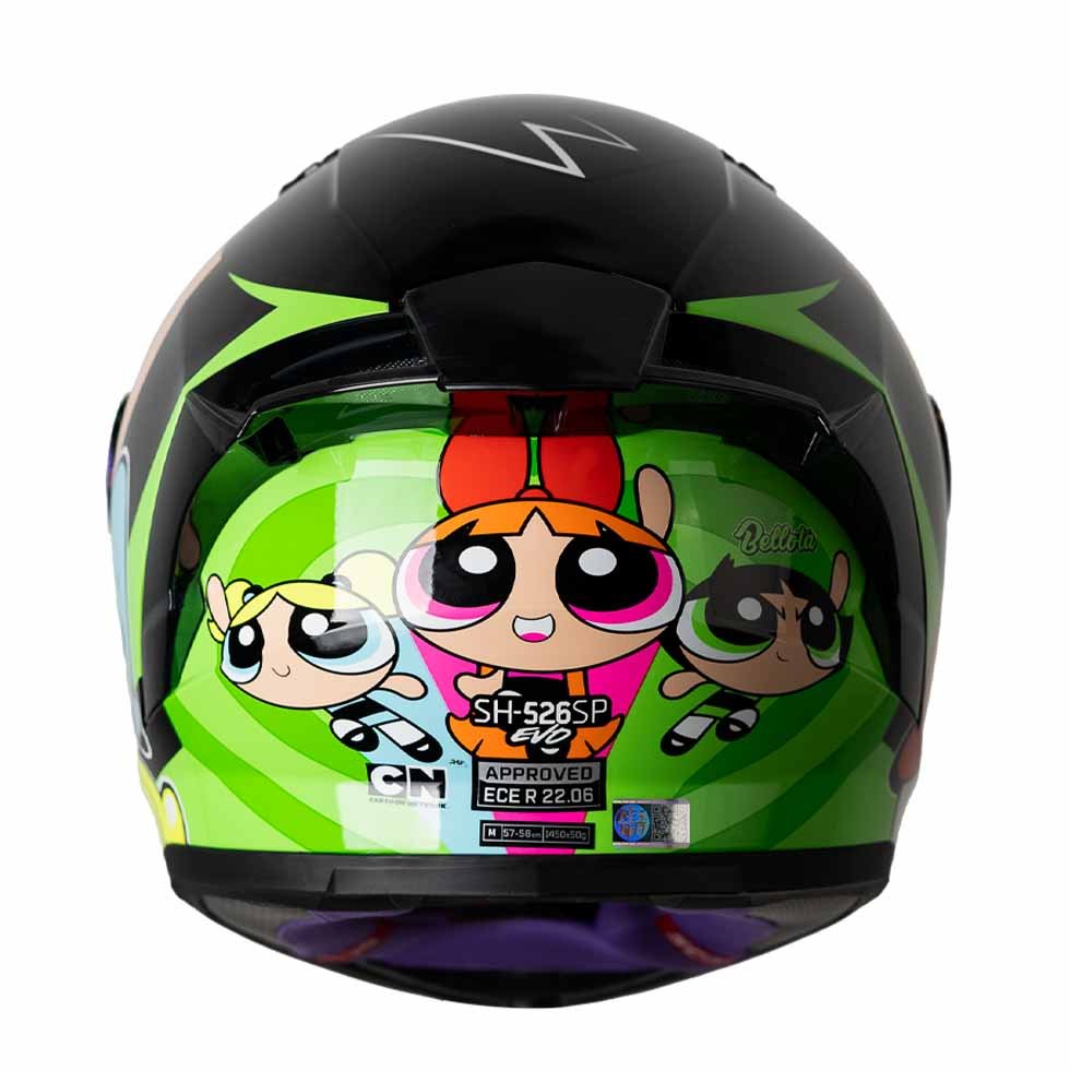 CASCO MOTO SHAFT 526SP EVO BELLOTA INTEGRAL CARTOON NETWORK