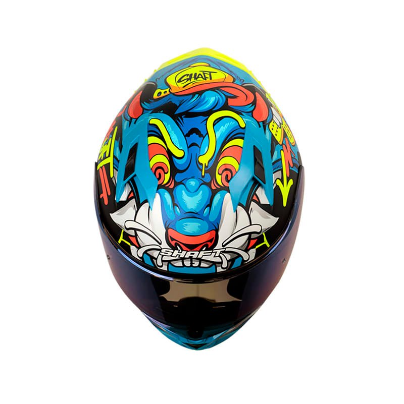 X_0008-sh-522-tiguerazo-azcl-m-am-n-sup8376 Casco moto shaft 522 sp tiguerazo az.cl mate am.n integral