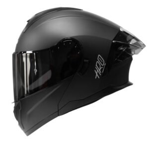 Casco moto hro 3480dv solid ng sm mate abatible con sun visor dot