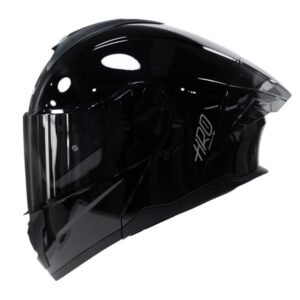 Casco moto hro 3480dv solid ng sm brillo abatible con sun visor dot