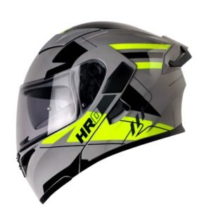 Casco Moto Hro 3400dv swag gris am.n sm.cl Abatible Sun Visor Certificación Dot