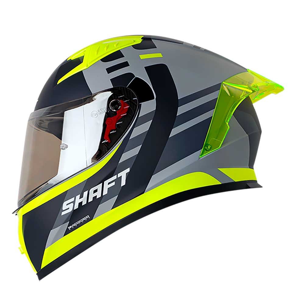 CASCO MOTO SHAFT 526SP EVO SAMPLER GRIS AMARILLO INTEGRAL
