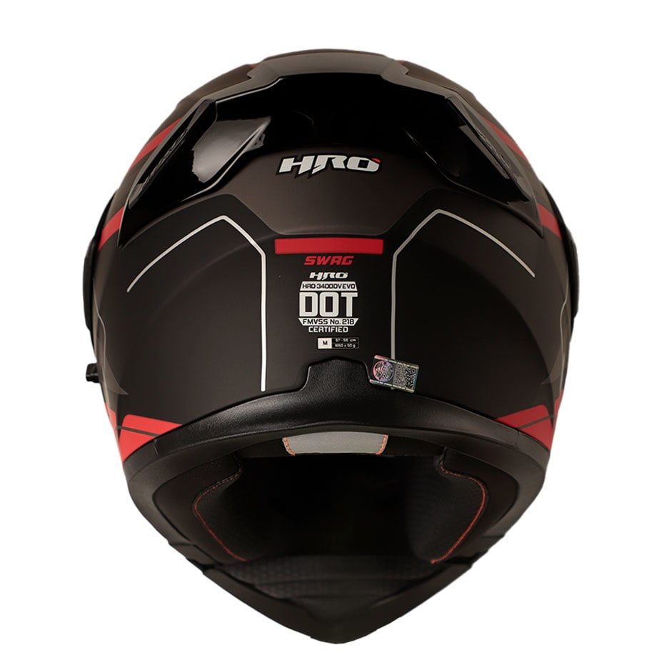 Casco Moto Hro 3400dv swag ng rj Abatible Sun Visor Certificación Dot - Imagen 4