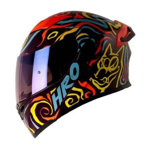 Casco Moto Hro 3400dv randomer mr nj.n Abatible Sun Visor Certificación Dot