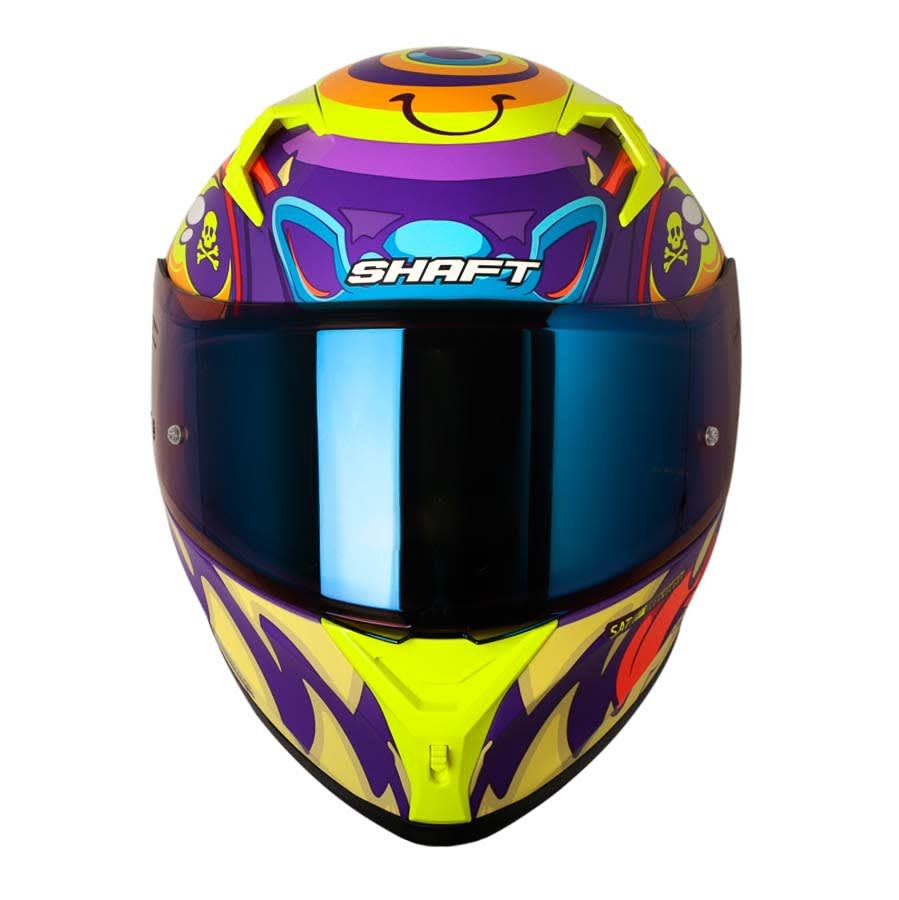 CASCO MOTO SHAFT 526SP EVO OJIBROU MORADO INTEGRAL - Imagen 5