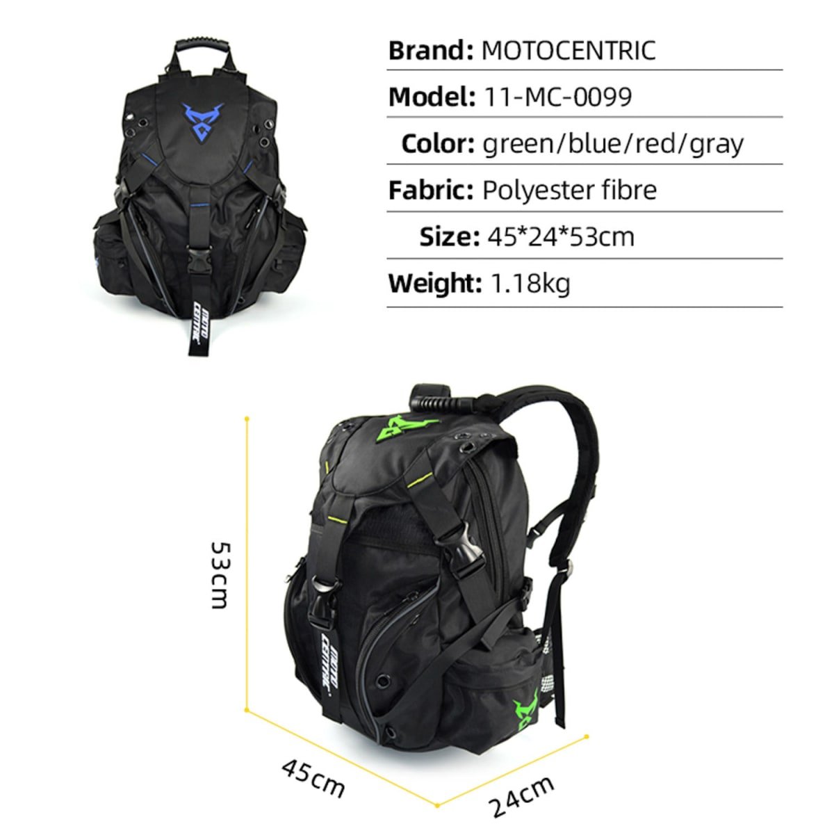 Mochila para moto Motocentric 11-MC-0099 - Imagen 6