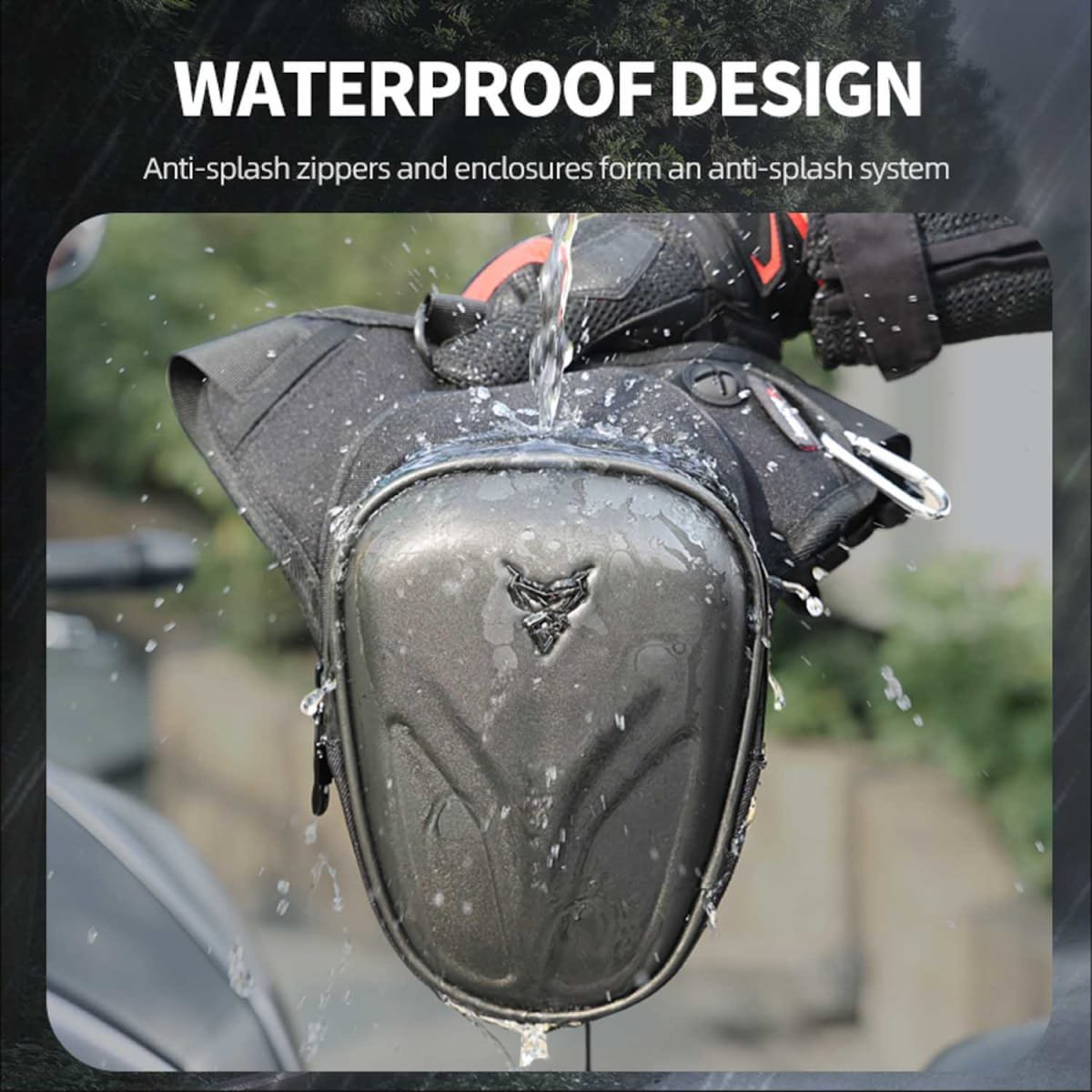 Muslera para moto motocentric 11-MC-0119 2 a 3,2 litros expandible - Imagen 4