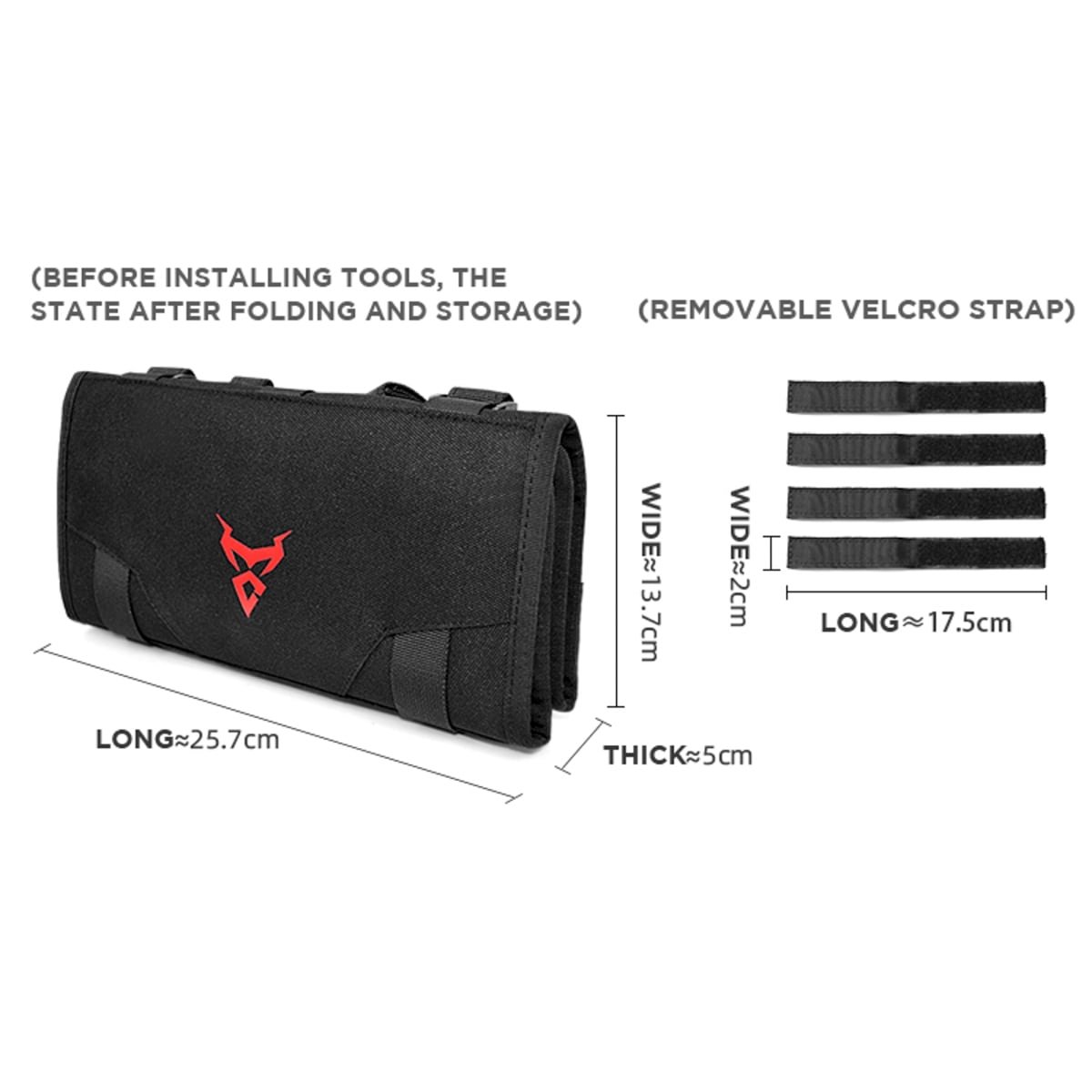 Bolso porta herramientas motocentric portatil para moto - Imagen 7