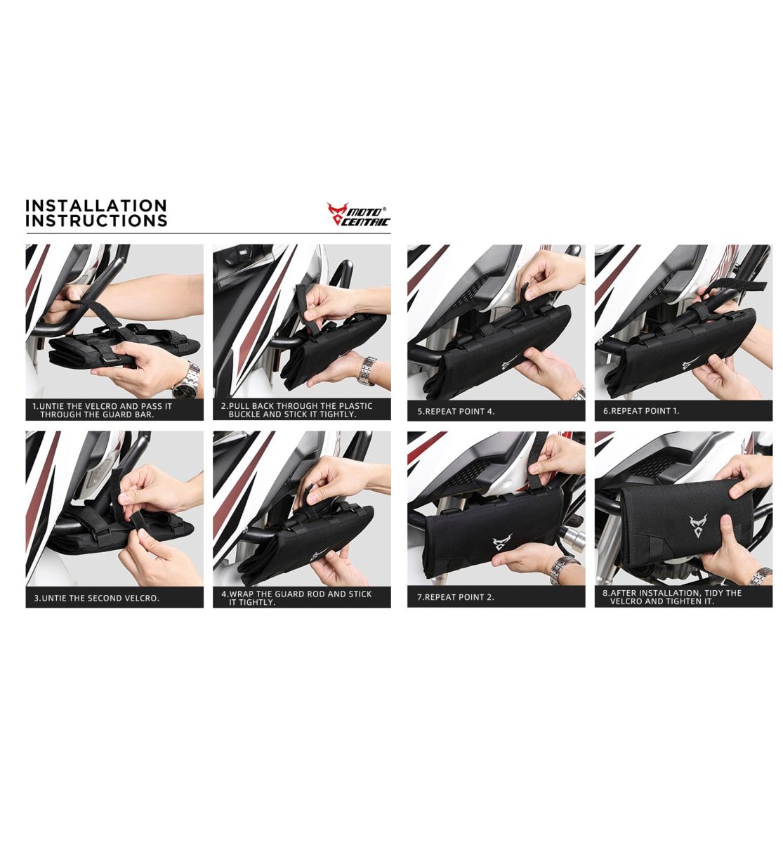 Bolso porta herramientas motocentric portatil para moto - Imagen 9