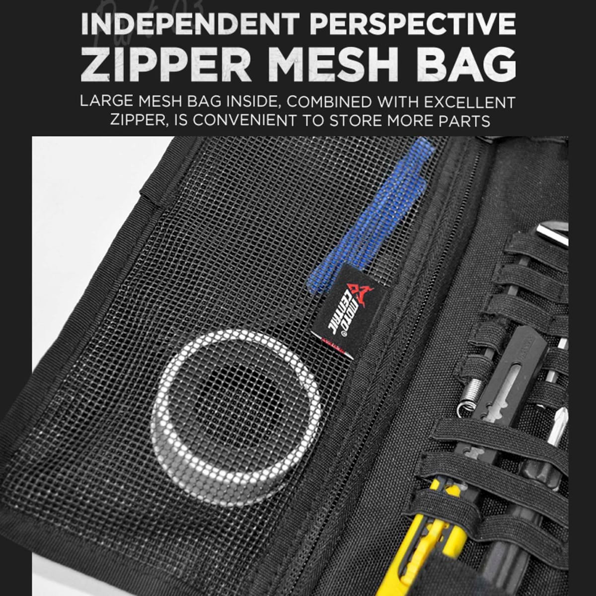 Bolso porta herramientas motocentric portatil para moto - Imagen 6