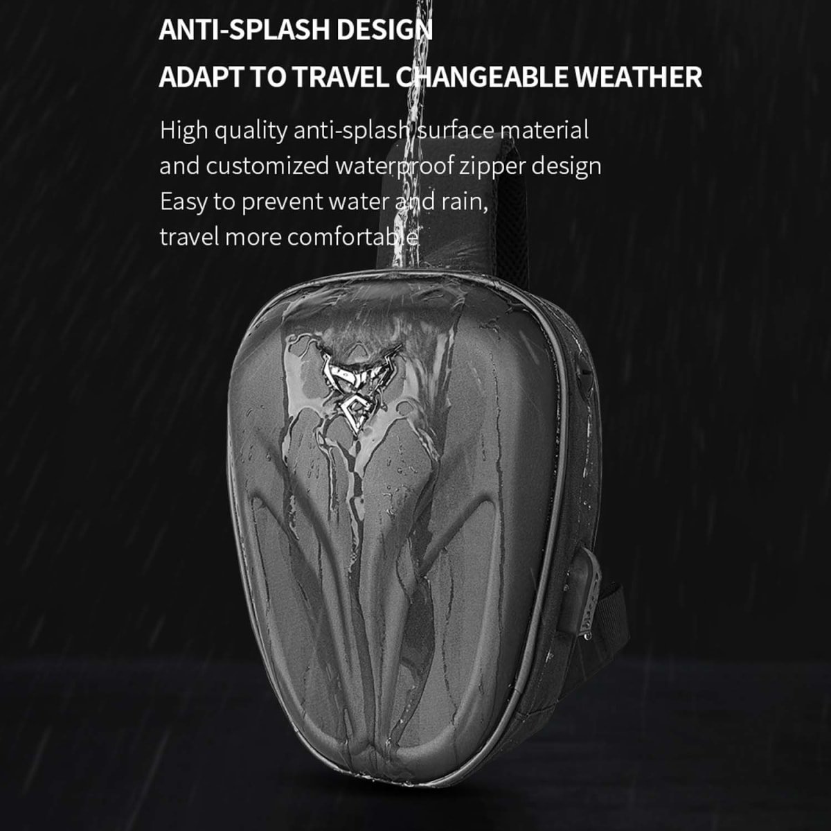 Bolso crossbody motocentric para moto 11-mc-0132 3,5 litros - Imagen 5