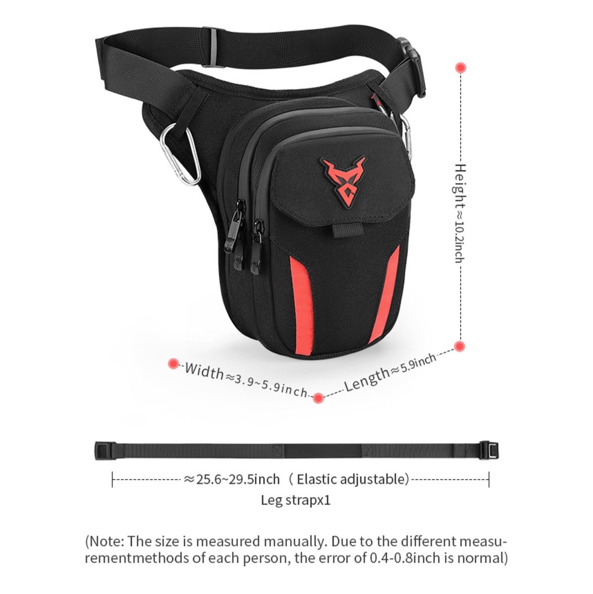 Muslera para moto motocentric 11-MC-0150 2,5 a 3,5 litros expandible - Imagen 6