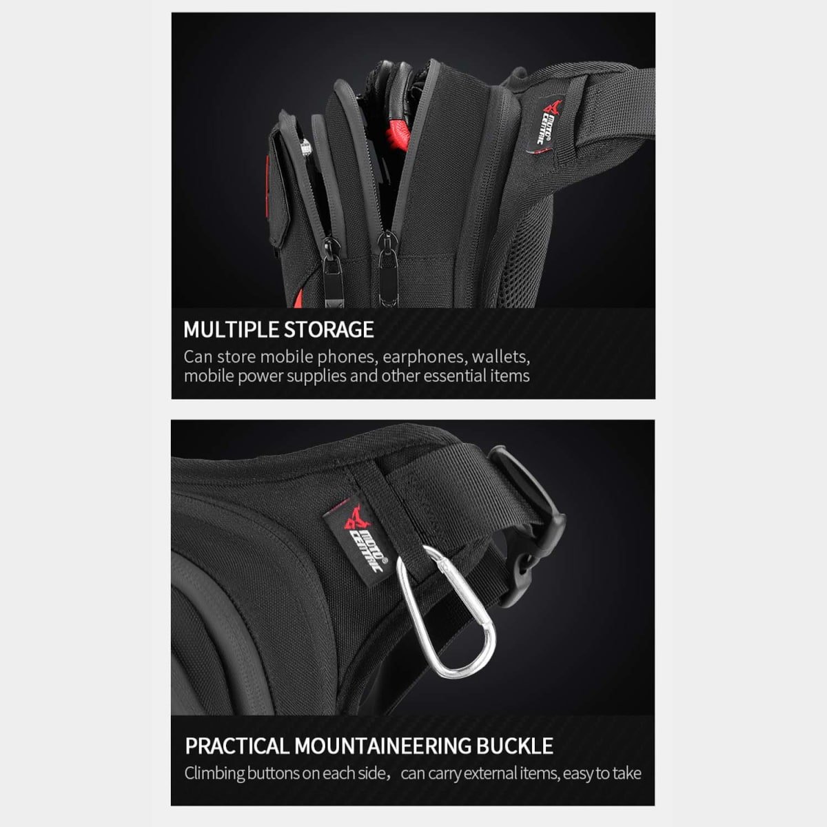 Muslera para moto motocentric 11-MC-0150 2,5 a 3,5 litros expandible - Imagen 9