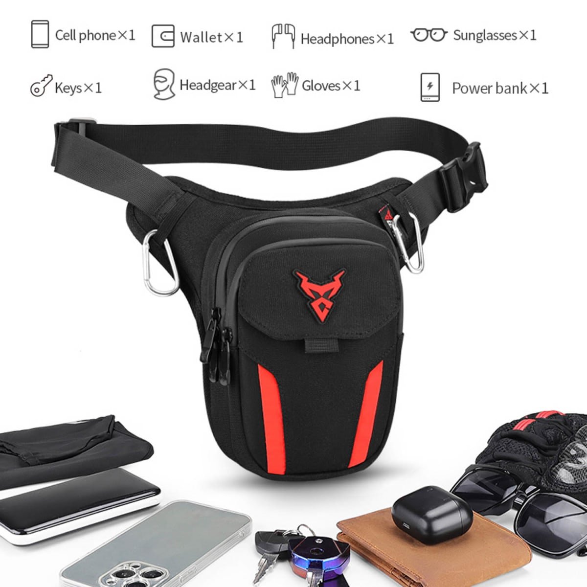 Muslera para moto motocentric 11-MC-0150 2,5 a 3,5 litros expandible - Imagen 7