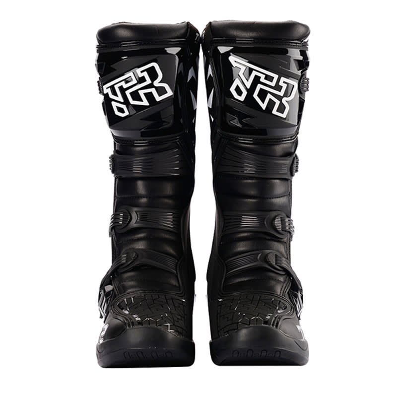 Botas para moto tiger racing t2 negro motocross enduro - Imagen 4