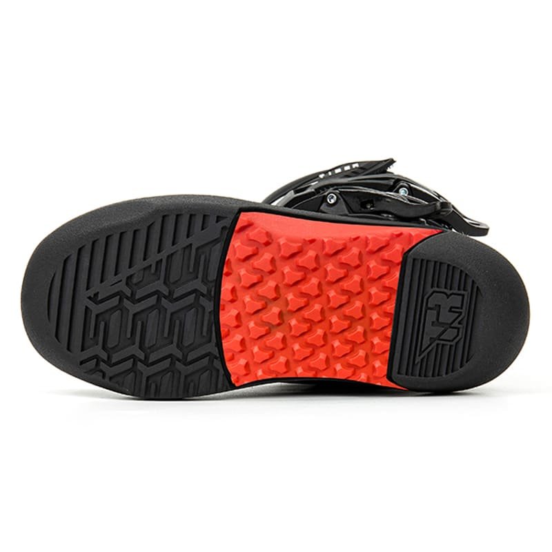 Botas para moto junior tiger racing tr-te007 negra motocross enduro - Imagen 4