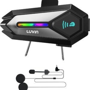 Manos libres para casco moto luvin galaxy8 intercomunicador