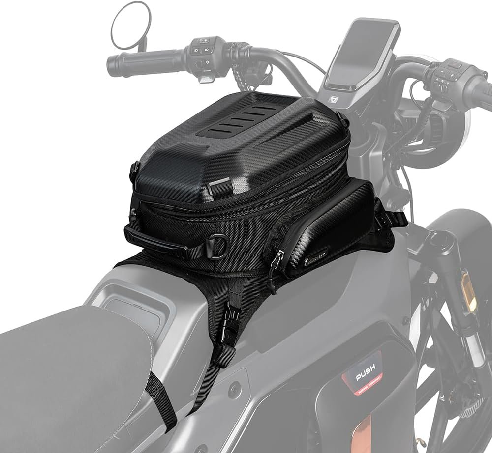 Bolso estanque para moto rhinowalk mtr3001 expandible 15 a 18 litros - Imagen 3