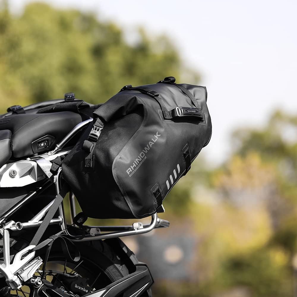 Bolsos laterales para moto Rhinowalk MT1448 48 litros impermeable - Imagen 3