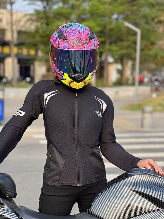 Chaqueta para moto mujer con protecciones tiger racing tr-h5s - Imagen 3