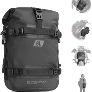 Bolso impermeable para moto rhinowalk mtr2206 6 litros dry bag