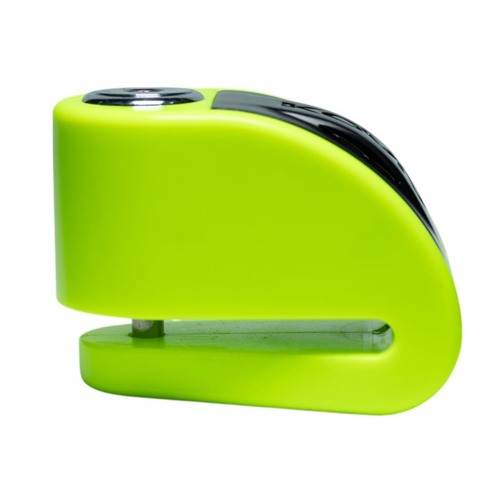 Candado disco moto kovix con alarma kt6-fo verde fluor - Imagen 3