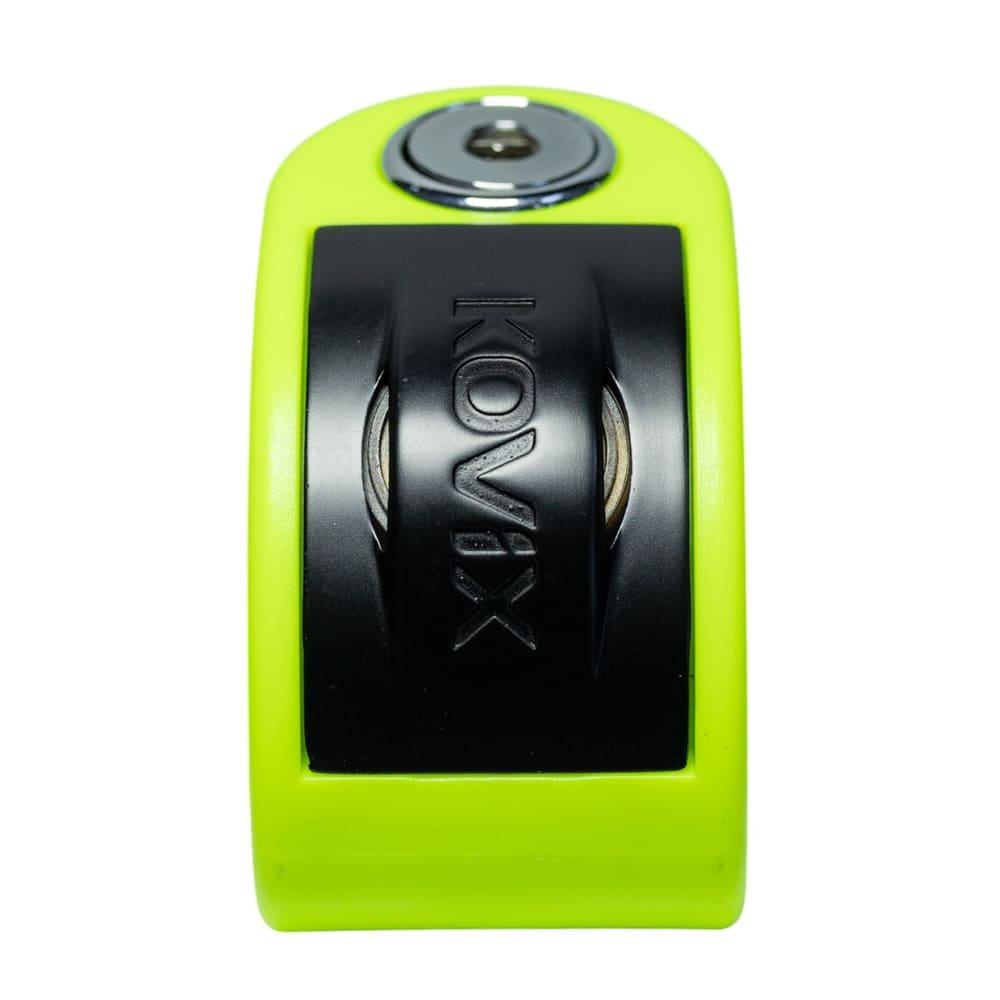 Candado disco moto kovix con alarma kt6-fo verde fluor - Imagen 4