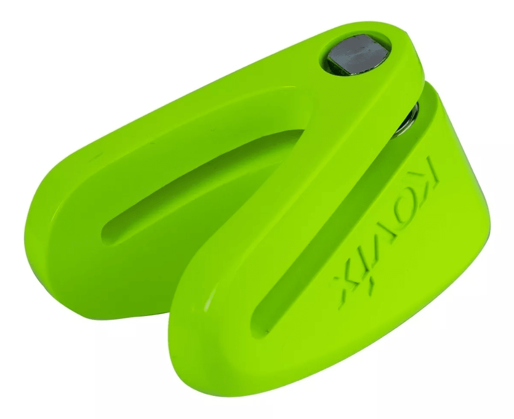 Candado De Disco Para Moto Kovix Kvz2 amarillo fluor 14mm Seguridad - Imagen 3
