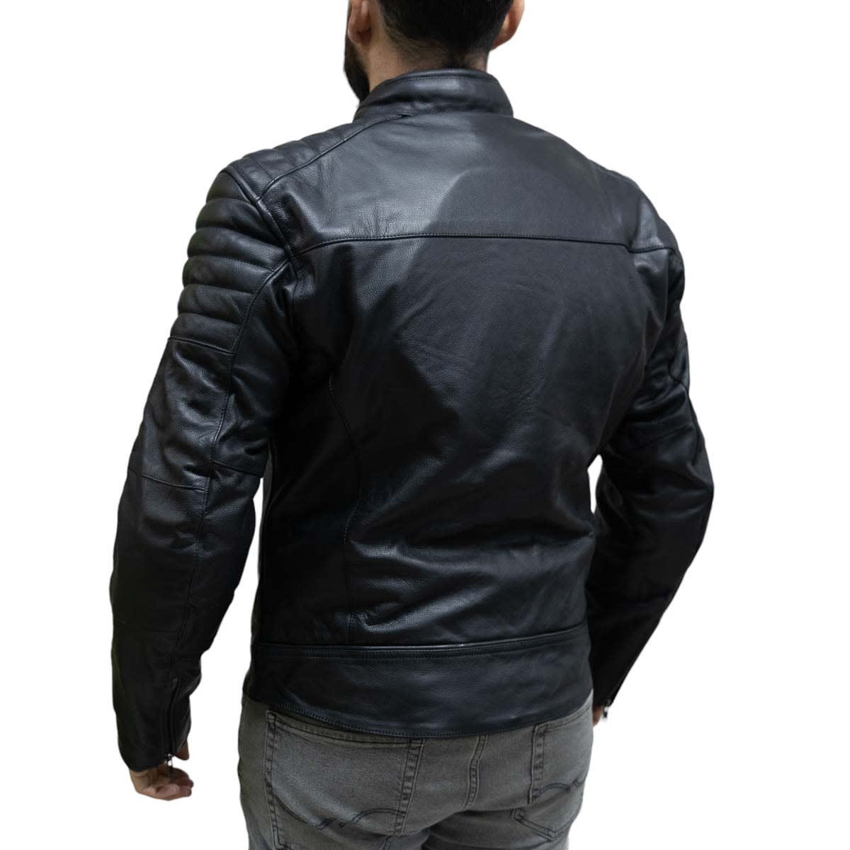 Chaqueta para moto armad gear falcon cuero - Imagen 4