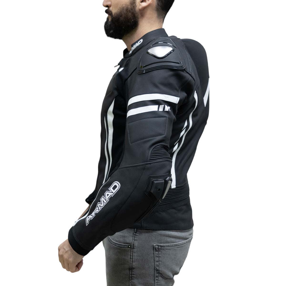 Chaqueta para moto armad gear steel racing con joroba - Imagen 3