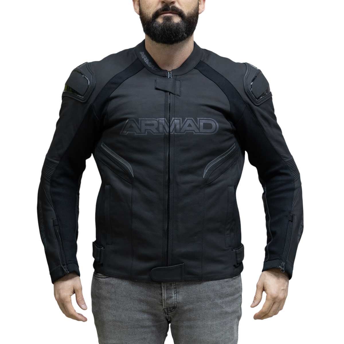 Chaqueta para moto armad gear vegas cuero
