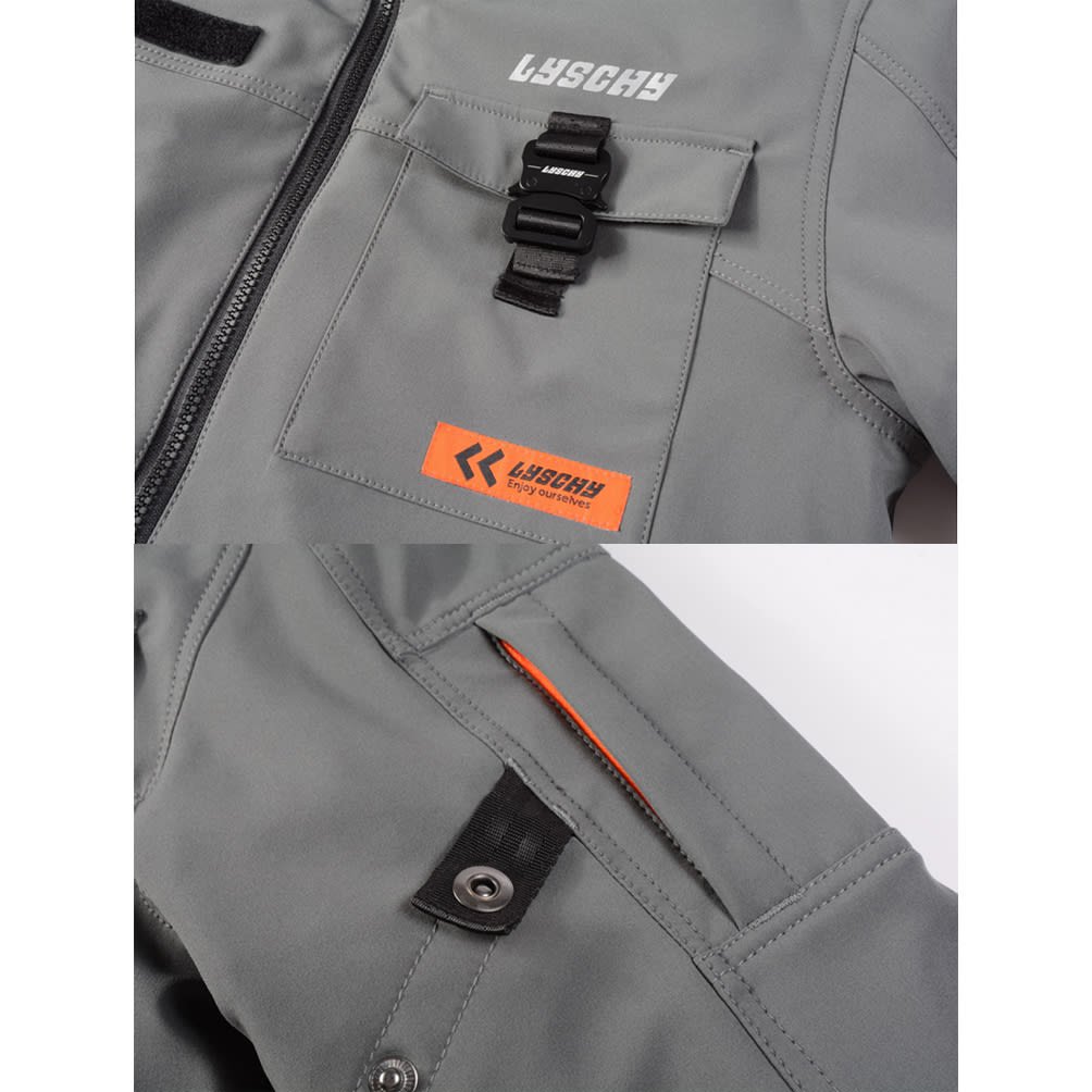 Chaqueta para moto lyschy LY-2035 urbana con protecciones multi estacion - Imagen 6
