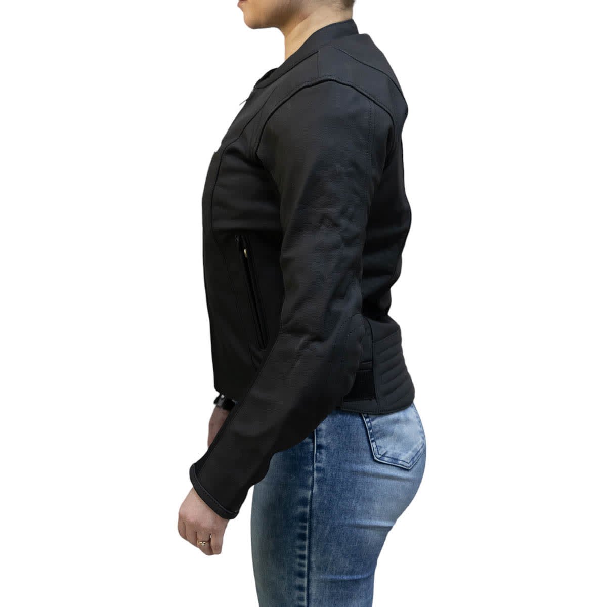 Chaqueta para moto mujer cuero armad gear bright - Imagen 3