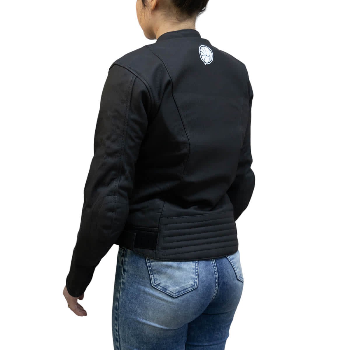 Chaqueta para moto mujer cuero armad gear bright - Imagen 4