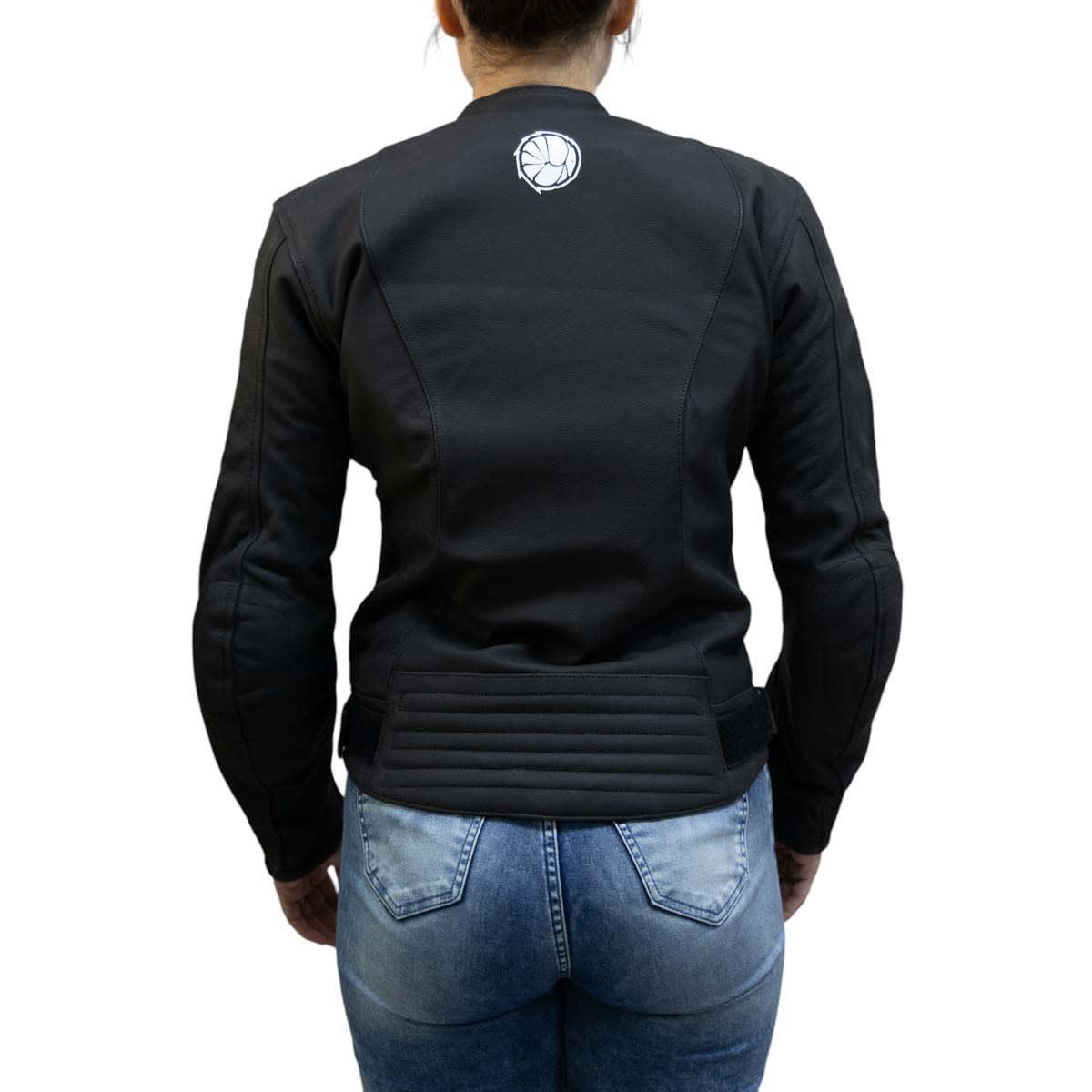 Chaqueta para moto mujer cuero armad gear bright - Imagen 5