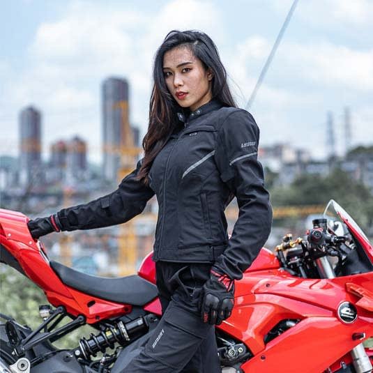 Chaqueta para moto Lyschy Ly-2038 para mujer con protecciones certificadas - Imagen 3