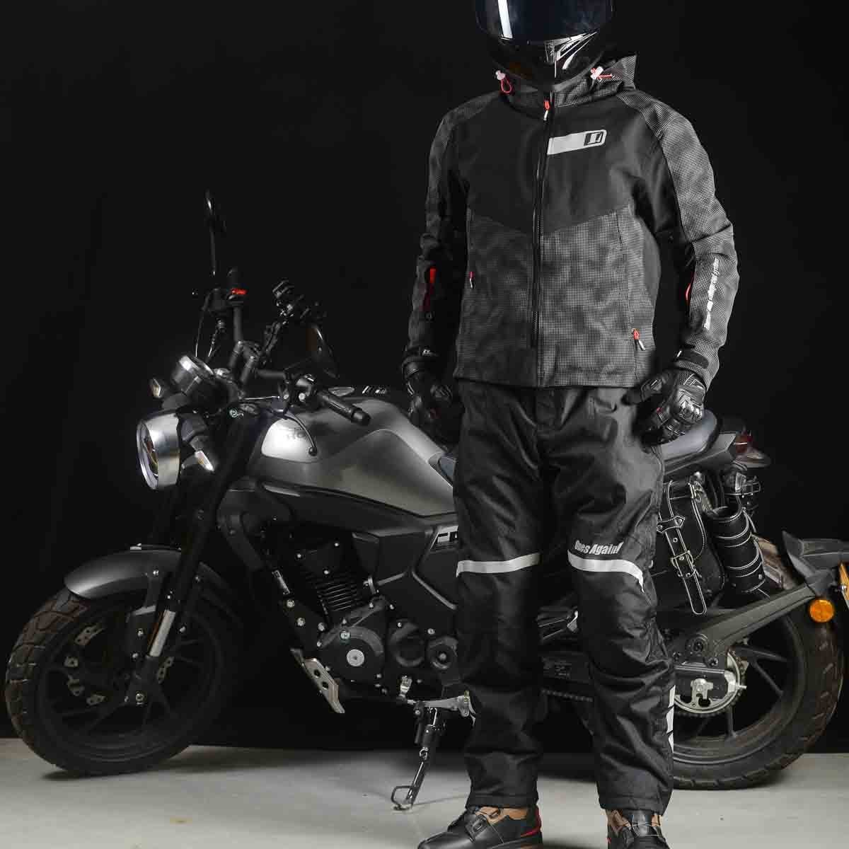 Chaqueta para moto ones again sj02 camo reflectante 4 estaciones - Imagen 4