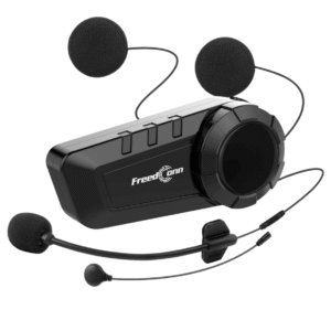 Manos libres freedconn KY pro para casco moto IP65 intercomunicador 6 vías