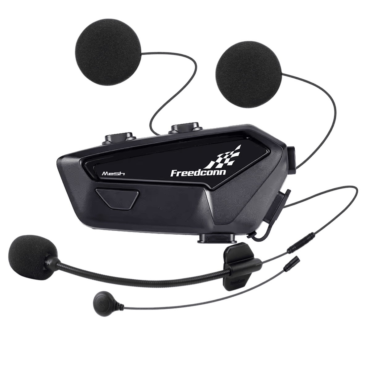 Manos libres freedconn FX pro para casco moto IP67 intercomunicador mesh 6 vías