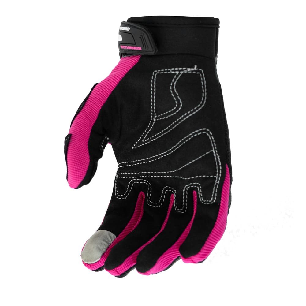 Guantes Moto Axe Con Protecciones St09 pink Touch - Imagen 4