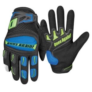 guantes para moto ones again mg02 azul