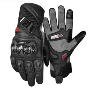GUANTES PARA MOTO ONES AGAIN MG16 CUERO CON PROTECCIONES CARBONO