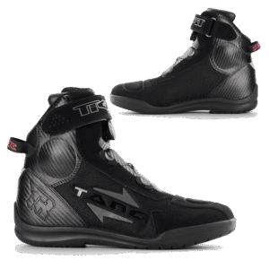 Botas Para Moto tiger racing tang negro con caña deportivas