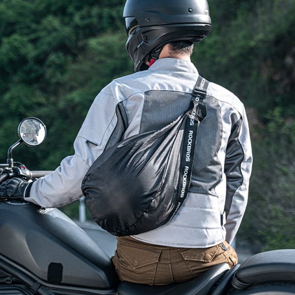 Bolso para casco moto rockbross 6 a 7lts - Imagen 3