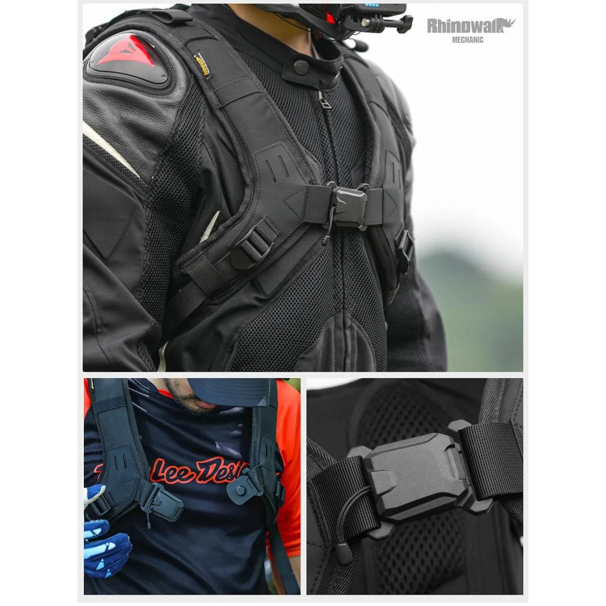 Mochila para moto rhinowalk mjx2005 mechanic 23L - Imagen 7